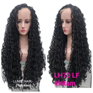 Lace Front Wig Keriting Rambut Palsu Wanita Dewasa LH70 LF Lume Hair