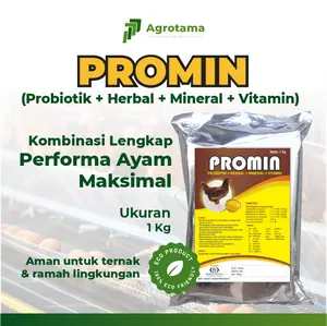 PROMIN Ayam Petelur Premix Asam Amino Vitamin Memicu Produksi Telur dan Nafsu Makan