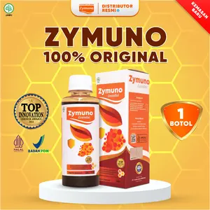 Madu Zymuno Original - 200ml/Botol - Bahan Alami, Organik, Halal & BPOM Herbal