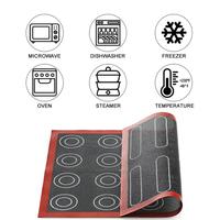 Gambar BITCBae [40*30CM] Alas Oven Silikon Dapat digunakan untuk memanggang dan menggulung adonan Alas Panggang Silikon Merah - Printing-40*30CM dari 76 RIDER & Logo Kota Cirebon 3 Tokopedia