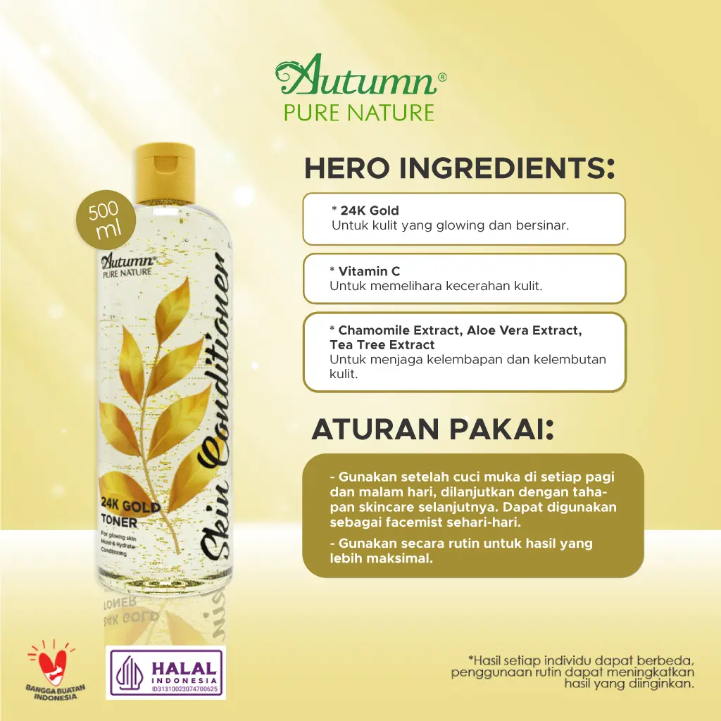 TONER 24K GOLD 500ML (ASC 24K 500ML)