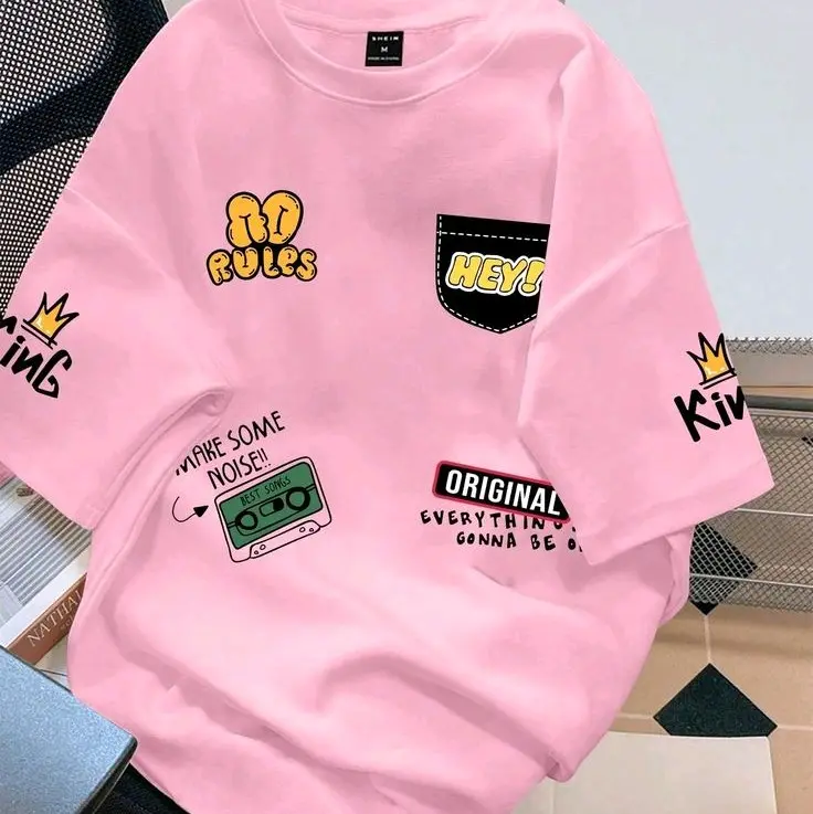 S - XXXXXXL(6XL) Kaos DISTRO BIGSIZE  Inisial LOGO Korea Style full Printing OVERSIZE T-Shirt JUMBO ALL SIZE Kaos Jumbo Pria Wanita Cotton Combed Kain Katun Combed Distro kaos  wanita jumbo Sablon Tebal Pendek Coklat Hitam Putih,kaos Jumbo oversize