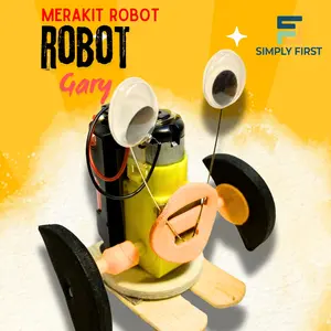 MAE-001 mainan main anak laki laki merkait robot sendiri / mainan robot / robot mainan anak / merakit robot berjalan / mainan rakit robot diy / mainan edukatif/robot gary