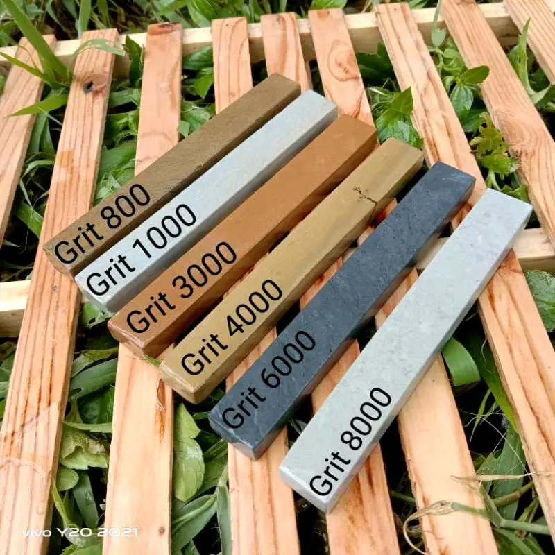 Batu Asah Taji Ukuran 15x2x1 Grit 800 1000 3000 4000 6000 8000 untuk Pemeliharaan Senjata