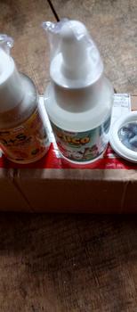 Product Review of ELOPE bundling bebas jamur bulu berkilau puco VCO virgin coconut oil SOS salmon oil spirulina vitamin anti bulu rontok jamur scabies kucing anjing hamster kelinci from i**z 2