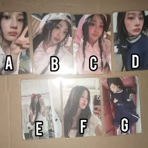 PHOTOCARD OFFICIAL PC SG MINJI NJZ