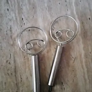 LB Alat pengaduk tepung koil stainless steel, alat pengaduk tepung tunggal, dan mata pencampur adonan R1393