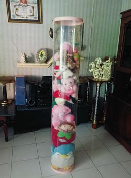 Product Review of [COD] Tidy Tribe Hadiah Doll Storage Bucket Gaya Ritsleting Transparan Tabung Storage Boneka Dengan Penutup 90/120/150CM Penyelenggara Berkapasitas Besar Dudukan Doneka from p**🧚 2
