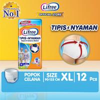 Gambar Lifree Popok Dewasa Celana Tipis & Nyaman Bergerak - XL 12 - XL-12 Celana Tipis & Nyaman dari Lifree Official Store Kab. Tangerang 1 Tokopedia