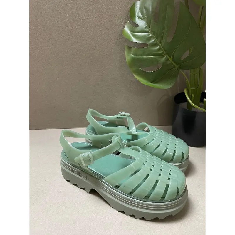 [UP 1 SIZE] Meliss Platform Heels Sandal Wedges [NAIK 1 SIZE] 6