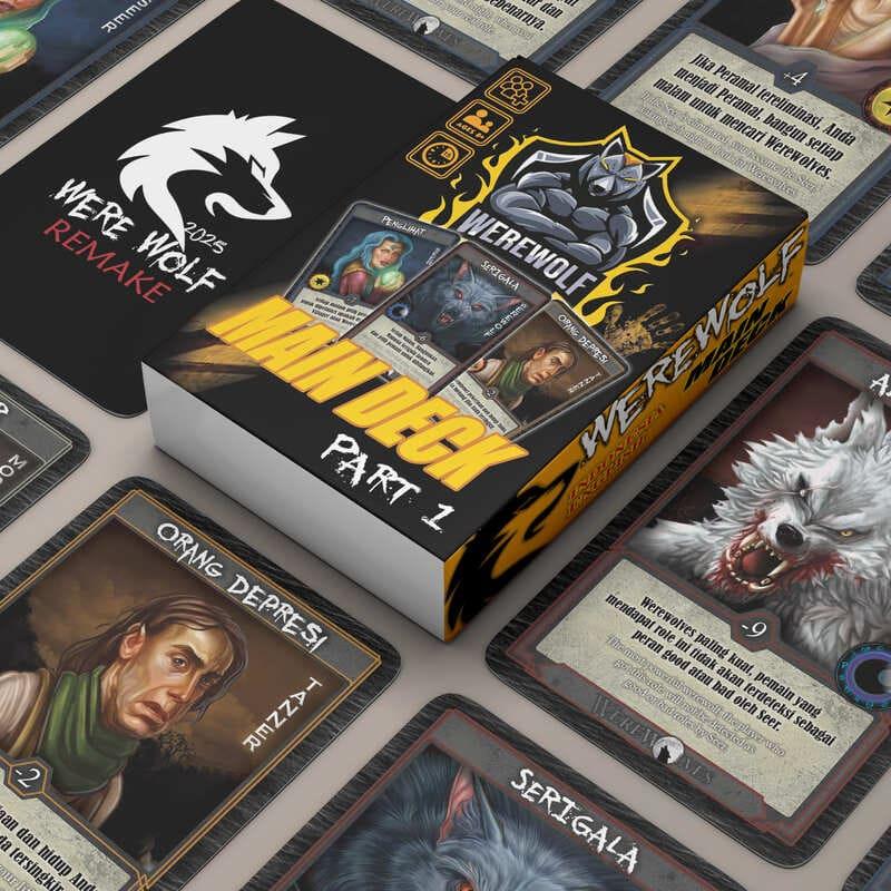 [READY] Kartu Werewolf 2025 Bahasa Indonesia Lengkap Card Game Translated Remake China 1