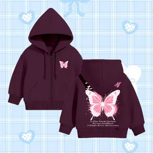 Hoodie Anak Zipper [Jungji] Sablon Dtf Be Yourself Anak Laki-Laki - Perempuan Umur 4-15 Tahun / Jaket Anak Cewek - Cowok