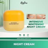 Gambar Reglow Intensive Whitening Night Cream Mencerahkan Wajah Mengencangkan Memudarkan Flek Hitam dan Bekas Jerawat Memutihkan - NIGHT CREAM dari Biliva Beauty Store Kota Surabaya 1 Tokopedia