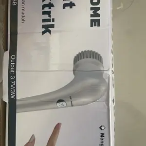 UPHOME Sikat Elektrik 5 in 1 Handheld  Putih Rotasi Cerdas 360° Derajat Kebisingan Rendah Tahan Air IPX7  Membersihkan  Wastafel Dapur|Tanpa Kabel