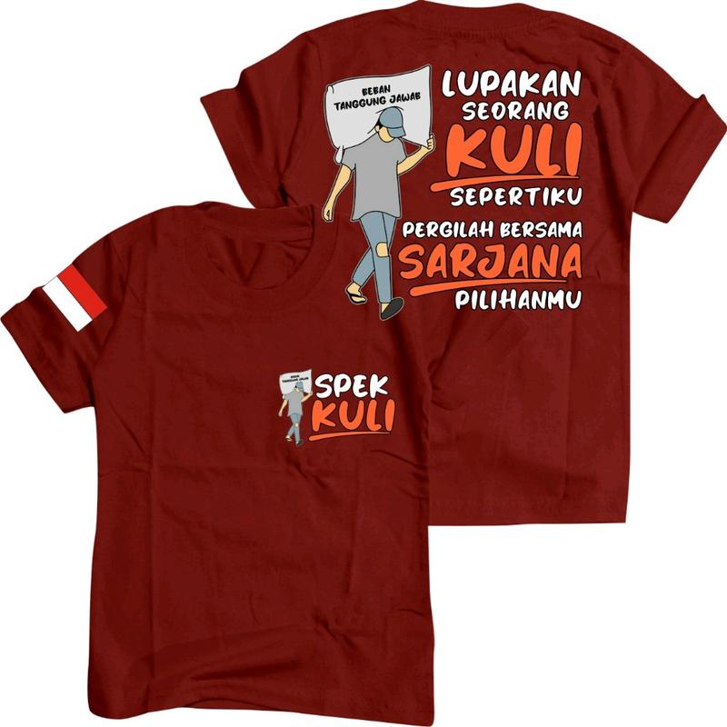 Kaos Dtf Terviral Lupakan Seorang Kuli Kaos Murah Kaos Hitam Terlaris Dewasa Kaos Distro T-Shirt Pria Combed Katun Oblong Nyaman Pendek Polos 2