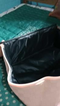 Product Review of DEVILA LUXURY NUDE PINK BOXES WATERPROOF TRAVEL BAG MEDIUM SIZE - Tas Koper Motif Kotak Mewah Murah Perempuan Mudik from Y**i 2