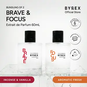 [BUNDLE OF 2] BYREX Focus & Brave Extrait de Parfum 60ML