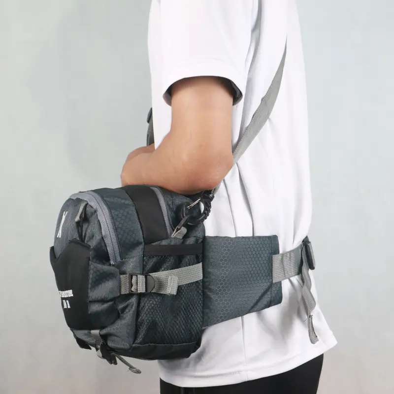 Tas Slempang & Bahu Slingbag Wetsbag3in1 tas wetsbag tas pingang Pria Waistbag Pinggang Slingbag Cowok Hitam 2
