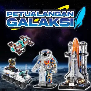 Building Blocks Mainan Anak- Space Series | Blok Kreatifitas Bentuk Kendaran Luar Angkasa