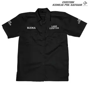 CUSTOM KEMEJA BORDIR  PDL SATUAN LPM CLOTHING COMPANY Seragam Baju Kerja
