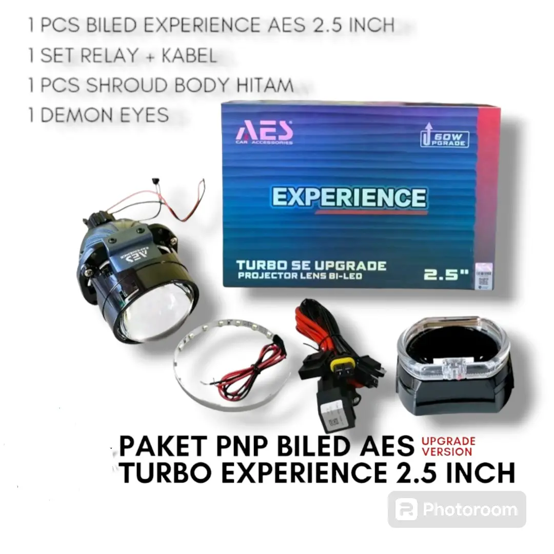PAKET BILED AES TURBO SE EXSPERIENCE TINGGAL RAKIT Motorcycle Set Biru Merah