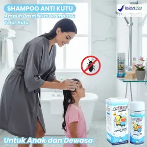 Anti kutu shampo family care anti lice shampo anti kutu anak shampo pembasmi kutu rambut dan telurnya