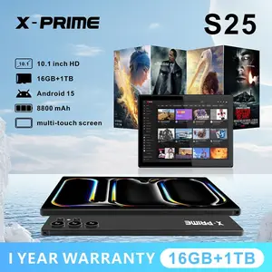 X-Prime Tablet Pro XPRIME S25 5G Snapdragon 888 10.1 Inch HD 120Hz 16GB RAM 1TB ROM 8800mAh 11-core Android 15 Garansi 1 Tahun Bluetooth Layar