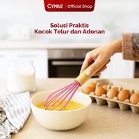 Gambar Cypruz Kocokan Telur Gagang Kayu 20cm dari Cypruz Kitchenware Kota Administrasi Jakarta Utara 5 Tokopedia