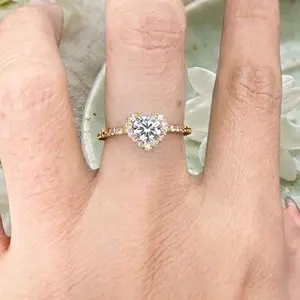 Cincin (16) Love mutiara Cantik dan Elegan Tidak Cepat Luntur dapat digunakan sehari - hari