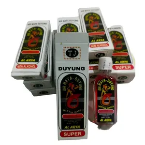 12 botol minyak wangi airmata duyung super kotak warna merah-kuning-putih dan hijau AL ARYA
