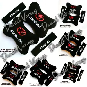 Bantal mobil hitam 2 in 1 AVANZA CALYA XENIA AGYA AYLA SIGRA INNOVA RUSH TERIOS ERTIGA LIVINA JAZZ CRV