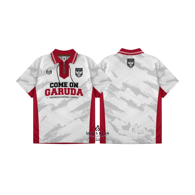 T-shirt Jersey Indonesia Premium Vintage Football Terbaru 3