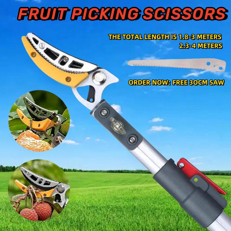 1.8-4M Fruit Picker Telescopic Scissors Extendable High-altitude ...