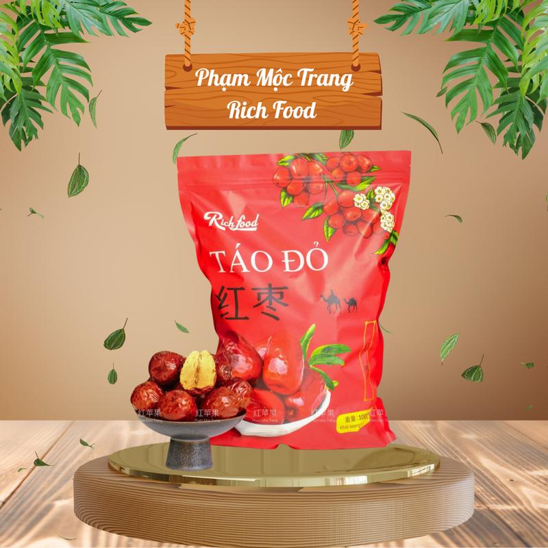 (01 túi) Táo đỏ Đại Vương Thiên Sâm Rich Food Tân Cương Phú Quý Size 85-90