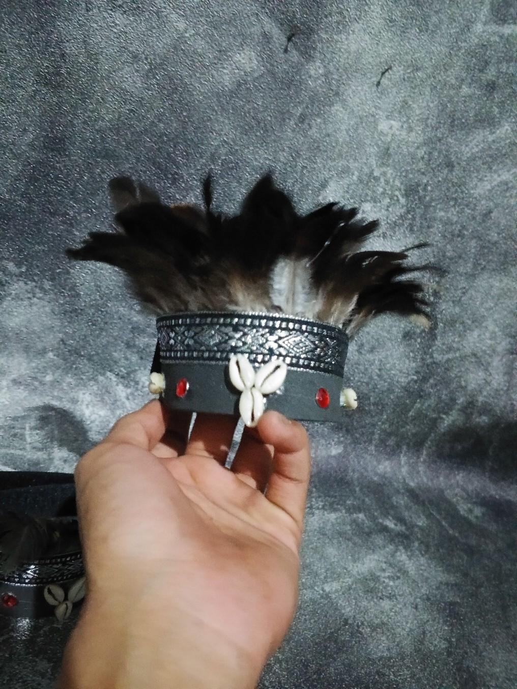 Gelang Bulu Papua Etnik - Aksesoris Bulu Tangan Adat Papua (ALLSIZE) - Bracelets Gelang Bulu Papua Etnik - Aksesoris Bulu Tangan Adat Papua (ALLSIZE) - Bracelets