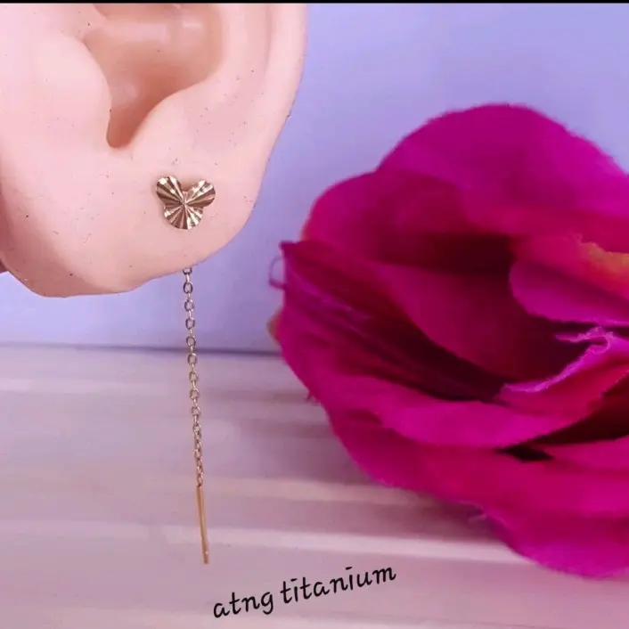 Anting Titanium Juntai style Korea, anting wanita 8