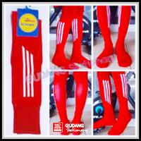Gambar Kaos Kaki Panjang Bola Futsal | Football | Soccer | Sepatu 37-42 | Merah Strip Putih dari Gudang Stationary Kota Administrasi Jakarta Timur 1 Tokopedia