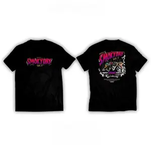 Kaos Oblong Pria Dewasa Motif "Smokyday Vol.3" Grafis Keren / Baju Kaos Santai Lengan Pendek untuk Pecinta Streetwear & Bujecubyyzqn