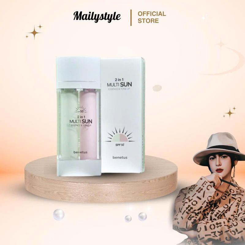 E15_Kem Chống Nắng Benetus 2 in 1 Multi Sun Essence & Tone Up SPF 50+ PA++++