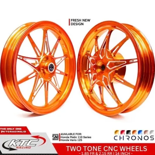 VELG KTC RACING CHRONOS 185/215X14 BEAT , VARIO 125 , SCOOPY 0