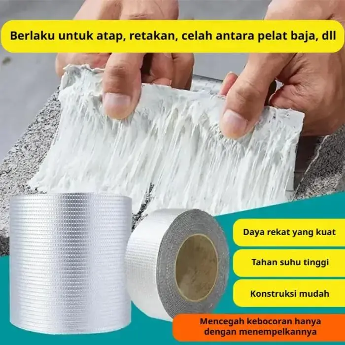 Pita Tahan Air Karet Butil untuk Atap Baja Berwarna dan Perbaikan Pipa 0