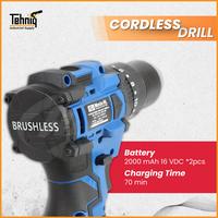 Gambar H&L HL 812 V2 Mesin Bor Baterai Tanpa Kabel  16V Set Cordless Drill Electrik 10MM - HL 812 dari tehniqdotcom Kota Administrasi Jakarta Barat 3 Tokopedia