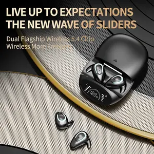 RD57 Earphone Bluetooth 5.4 Ultra Thin Sleeping Earbuds Mini In Ear Invisible Design Cool New Look Clear Sound Long Battery Life Waterproof