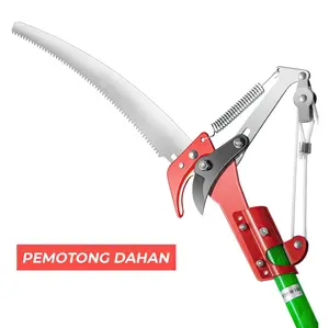 ALLEFIX Peralatan Berkebun Tree Pruner Saw Dahan Plus Tali Tarik Potong Dahan Ranting Multifungsi - 6530