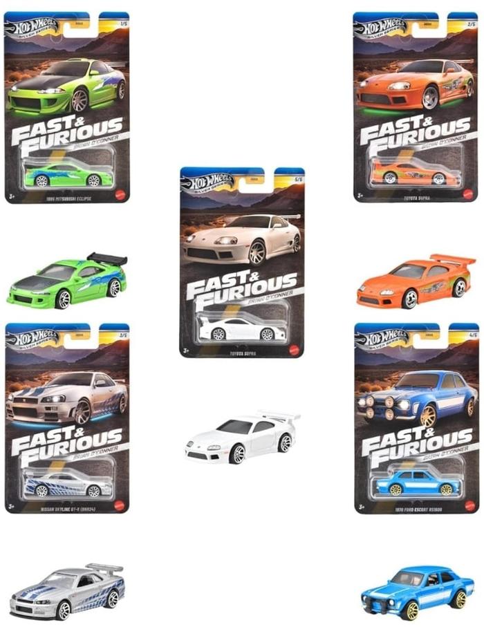 Jual Hotwheels hot silver line series fast furious brian o'connor