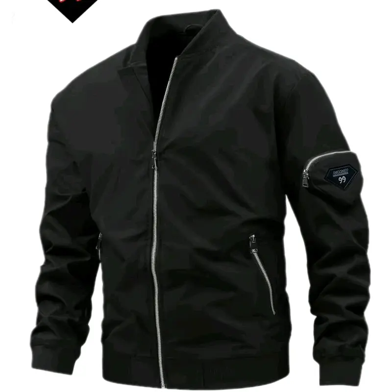 jaket bomber parasut waterfroof jaket bomber pria terbaru jaket motor cocok untuk bepergian jauh tidak tembus air dan angin Tebal 1