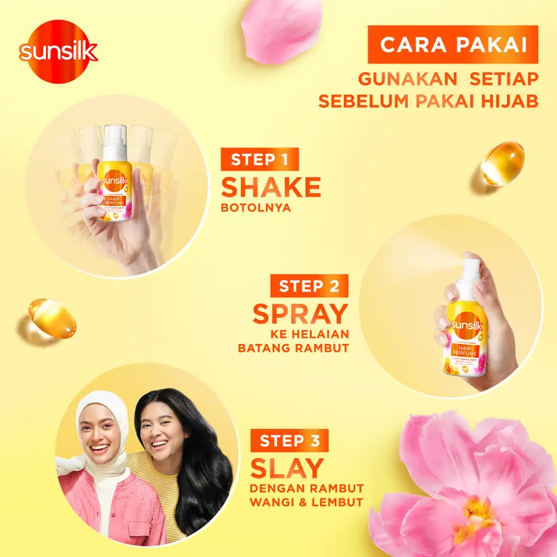 [HARGA SPESIAL] Sunsilk Silky Smooth Hair Perfume 100ml Twinpack 1
