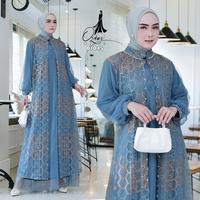 Gambar GAMIS OZIAS TILE NAMIRA 07045 LD 105 120 140 I Gamis Kondangan Mewah I Gamis Fashion Muslimah Nyaman - Lilac terang LD 140  dari Ozias.id Kota Administrasi Jakarta Barat 1 Tokopedia