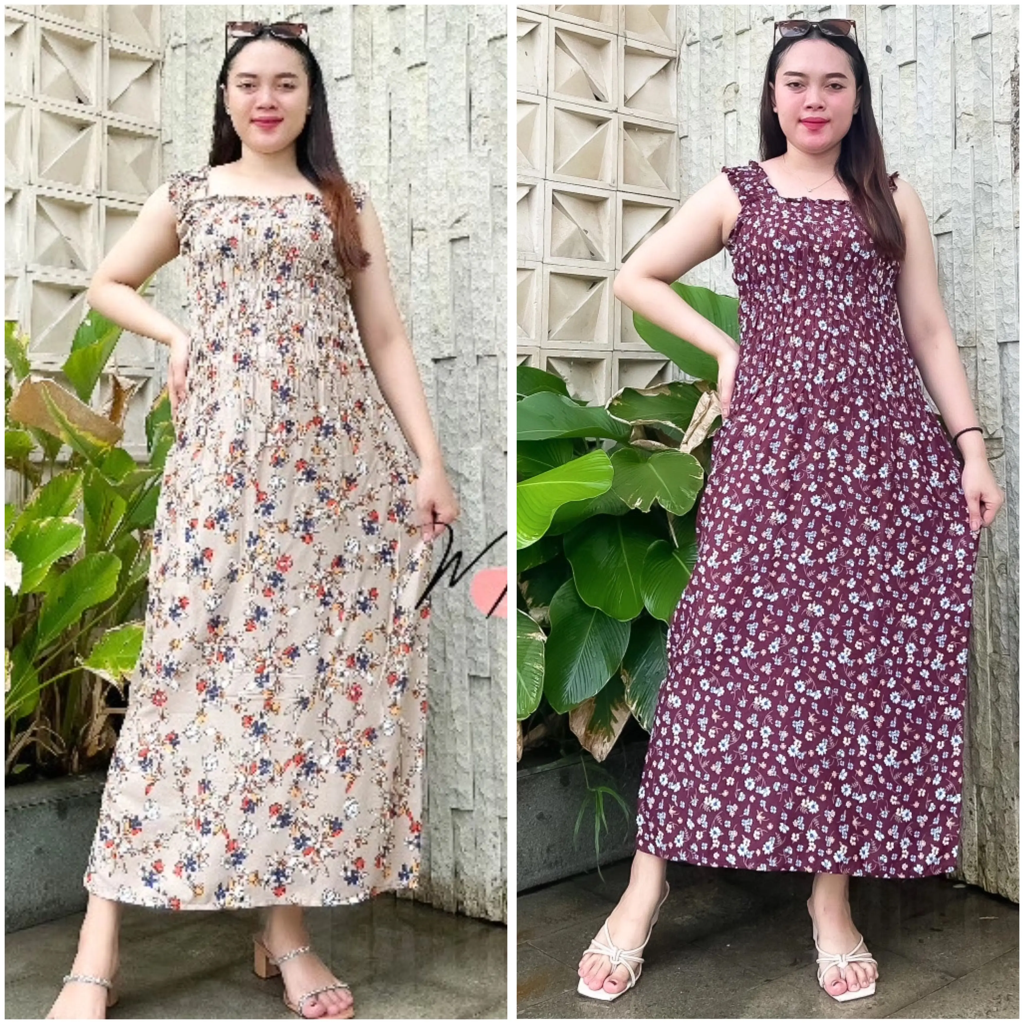 Daster/Dres Kerut Panjang Dewasa