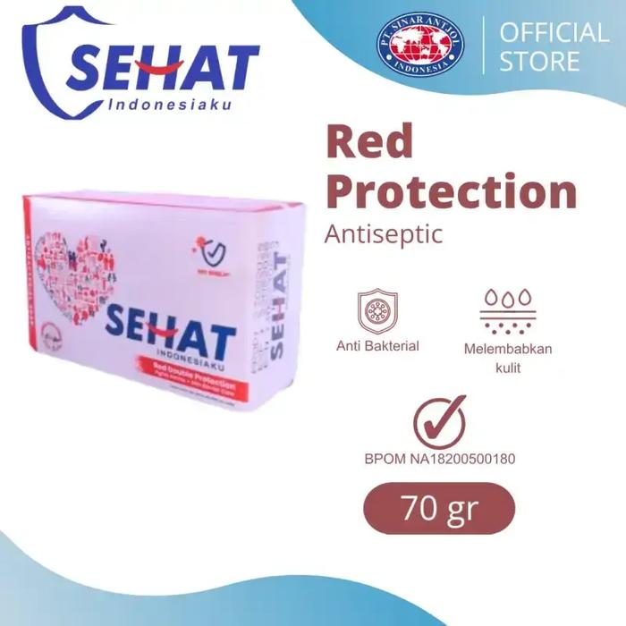 Gambar ( 3 PCS ) Sehat Sabun Antiseptic 70gr - Sabun Batang Melembabkan Badan dari Restu Lamongan Kab. Lamongan Tokopedia